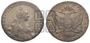 1 рубль 1768 года ММД/EI ( MMД, без шарфа на шее)
