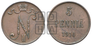 5 пенни 1910 года