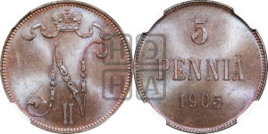 5 пенни 1905 года