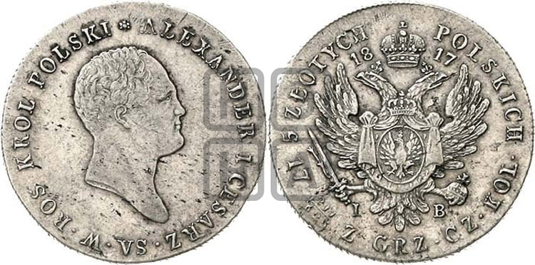 5 злотых 1817 года