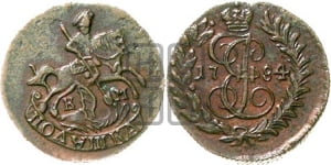 Полушка 1784 года КМ (КМ, Сузунский монетный двор)