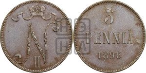5 пенни 1896 года