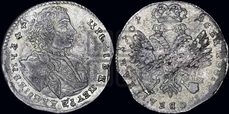 Тинф 1707 года (со знаком IL или ILL)