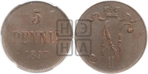 5 пенни 1897 года