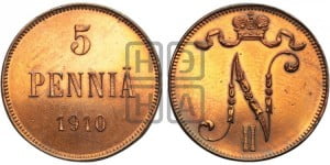 5 пенни 1910 года