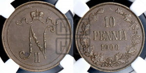 10 пенни 1900 года