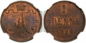 1 пенни 1893 года