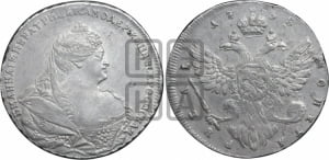 1 рубль 1738 года (московский тип)