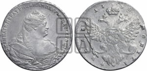 1 рубль 1738 года (московский тип)