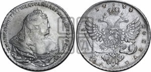1 рубль 1738 года (московский тип)