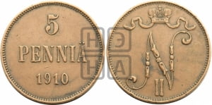 5 пенни 1910 года