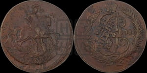 2 копейки 1788 года ММ (ММ, Красный  монетный двор)
