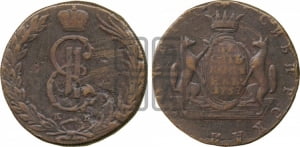 10 копеек 1768 года КМ (для Сибири)