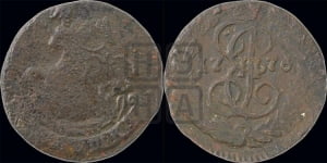 Полушка 1776 года ЕМ (ЕМ, Екатеринбургский монетный двор)