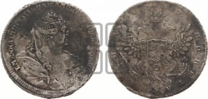Полтина 1737 года (московский тип)