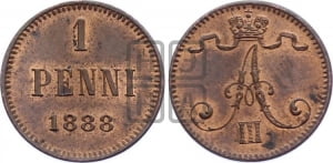 1 пенни 1888 года