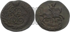 Полушка 1784 года КМ (КМ, Сузунский монетный двор)