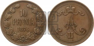 10 пенни 1876 года
