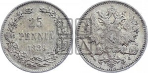 25 пенни 1889 года L