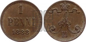 1 пенни 1888 года