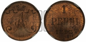 1 пенни 1893 года