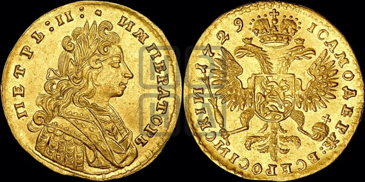 1 червонец 1729 года