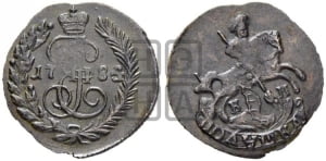 Полушка 1784 года КМ (КМ, Сузунский монетный двор)
