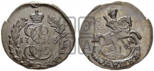 Полушка 1786 года КМ (КМ, Сузунский монетный двор)