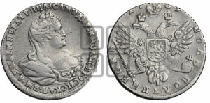 Полуполтинник 1739 года