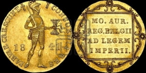 Дукат 1841 года лилия