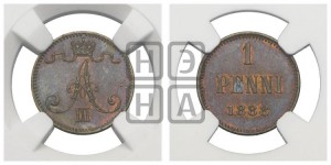 1 пенни 1888 года