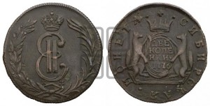 2 копейки 1776 года КМ (для Сибири)