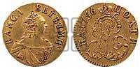 Полтина 1756 года (для дворцового обихода)