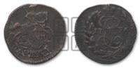 Полушка 1786 года КМ (КМ, Сузунский монетный двор)