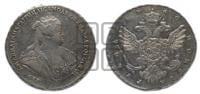 1 рубль 1740 года СПБ (петербургский тип)