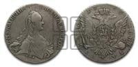 Полуполтинник  1768 года ММД/EI (без шарфа на шее)