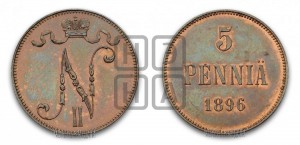 5 пенни 1896 года