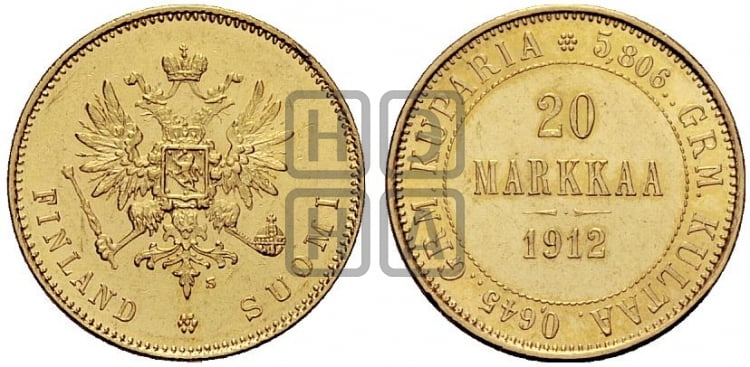 20 марок 1912 года