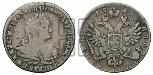 Полуполтинник 1739 года