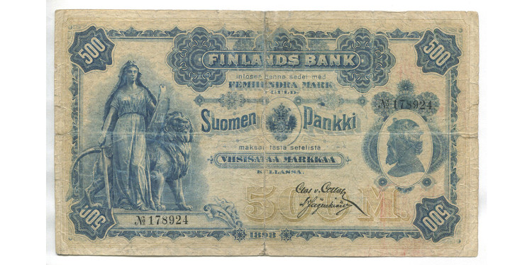 500 марок золотом. 1898 г.