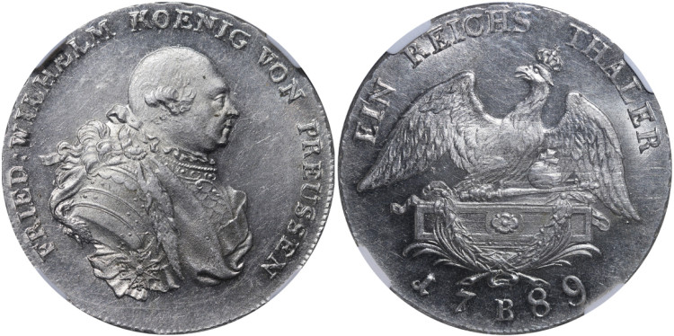 1 талер 1789 года, B