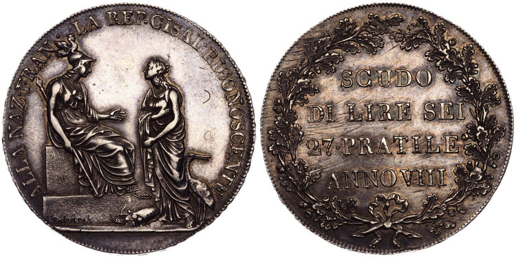1 скудо 1800 года