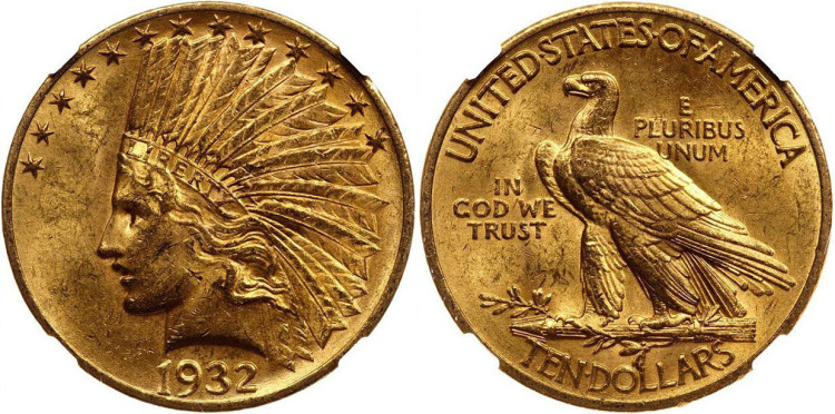10 долларов 1932 года
