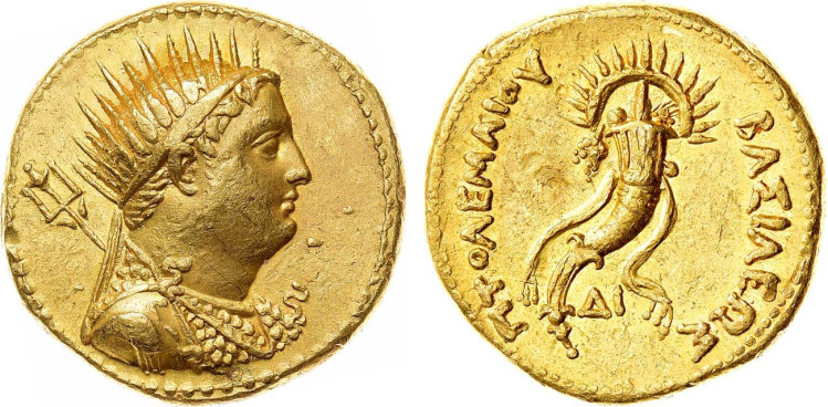 Египет. Царь Птолемей IV Филопатор. Октодрахма 222-205 гг до н.э.