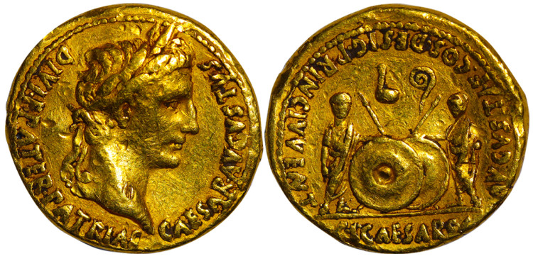 1 Aureus ND (27 BC - 14 AD)
