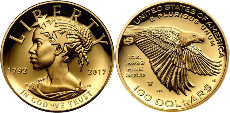 100 долларов 2017 года