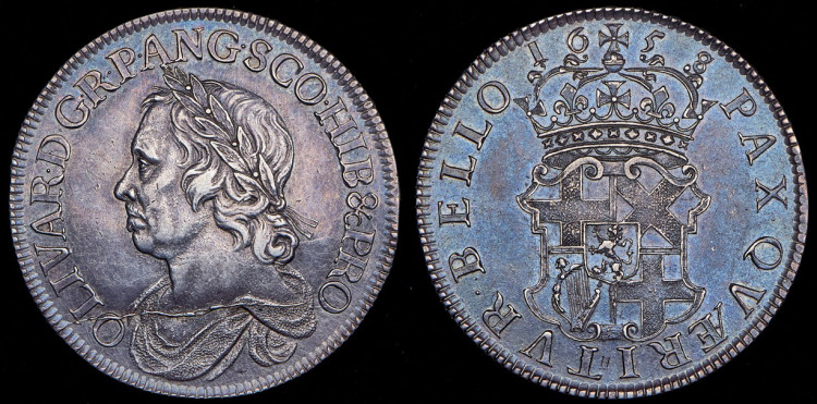 Англия. 1 крона 1658 года