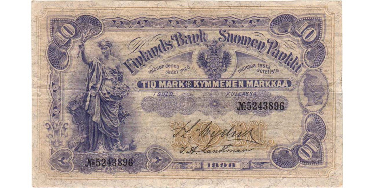 10 марок золотом 1898 года