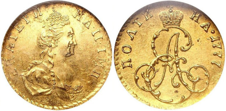 Полтина 1777 года
