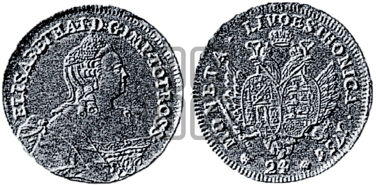 24 копейки 1756 года - Биткин #660 (R4)